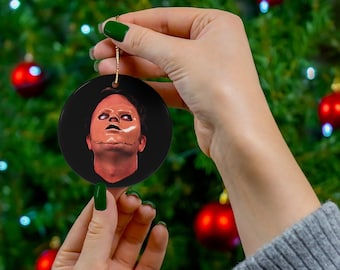 Das Büro Keramik Ornament Dwight Schrute Weihnachten Ornament Das Büro TV Show Geschenk Weihnachten Dekor Weihnachten Geschenk