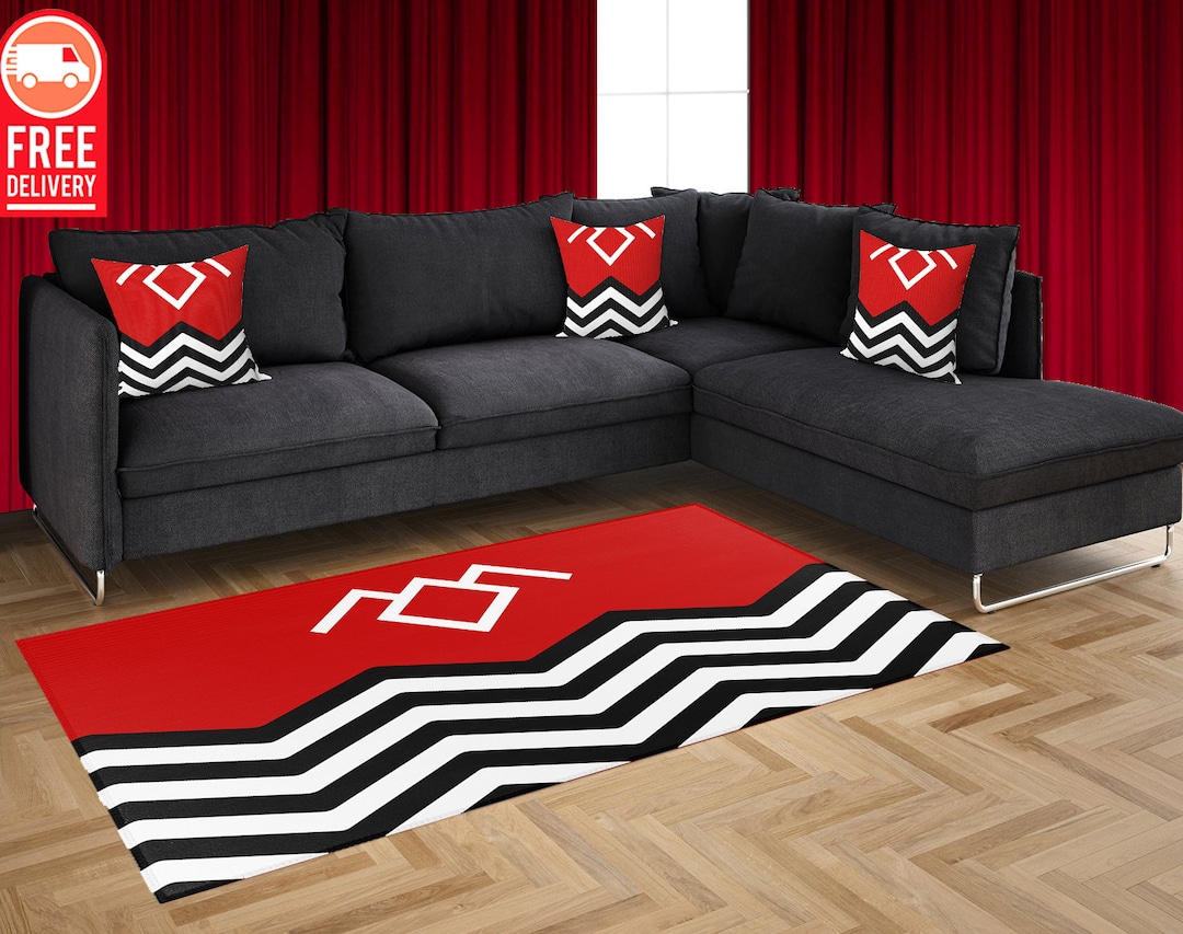 Twin Peaks Rug Twin Peaks Gift Laura Palmer Audrey Horne Dale Cooper