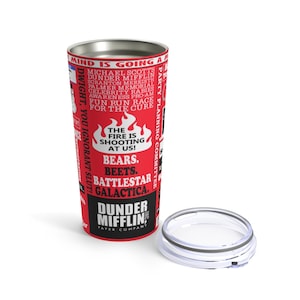 The Office Tumbler | 20oz Stainless Steel Tumbler | The Office TV Show GIft