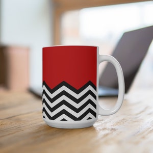 Kubek do kawy Twin Peaks Kubek Black Lodge Laura Palmer Audrey Horne Dale Cooper Prezent Twin Peaks Prezent świąteczny dla niego