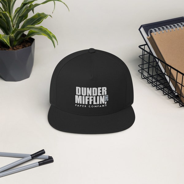 The Office Cap The Office TV Show Gift Michael Scott Dwight Schrute Farms Flat Bill Cap Snapback Christmas Gift For Him