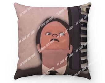 Dwight Schrute Pillow The Office Pillow CPR Dummy Throw Pillow The Office TV Show Decorative Pillow The Office Gift