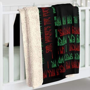Freddy Krueger Blanket Freddy Halloween Decor Horror Blanket 80's Horror Movie Freddy Krueger Glove Gift For Her Him Christmas Gift image 8