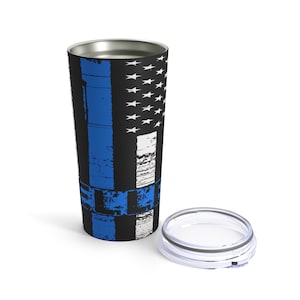 Personalized Police Tumbler | 20oz Stainless Steel Tumbler | Police Officer Gift