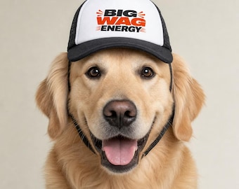 Gorro para perro Big Wag Energy, gorro de cumpleaños para perros, regalo para papás perrunos