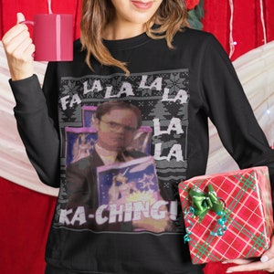 The Office Ugly Christmas Sweater | Dwight Schrute Sweater | The Office TV Show Gift | Christmas Gift