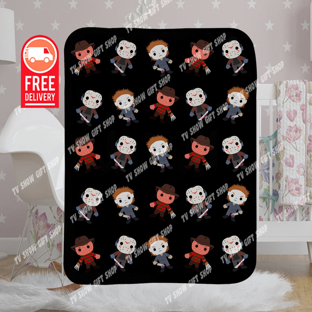 Horror Movie Baby Blanket Etsy