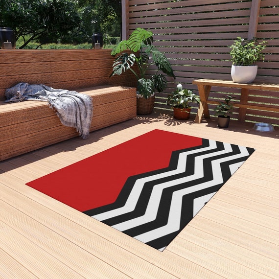 Twin Peaks Outdoor Rug Non Slip Rug Twin Peaks Gift Twin Peaks