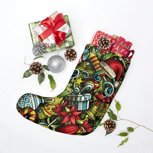 Retro Christmas Stockings Cute Christmas Home Decor Christmas Gift
