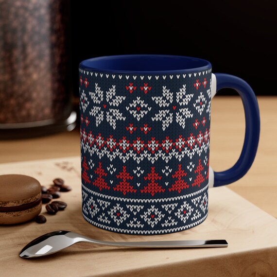 Ugly christmas sweater mug cheap