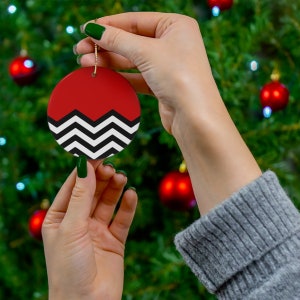 Bombka świąteczna Twin Peaks Prezent Twin Peaks Laura Palmer Audrey Horne Dale Cooper Prezent świąteczny The Black Lodge