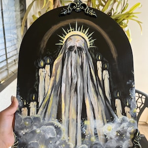 Ghost Painting / Gothic / Witchy Painting/ Original Artwork