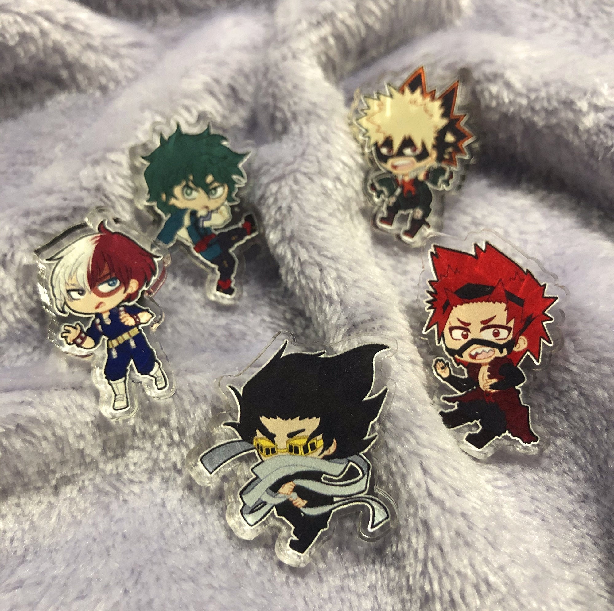 My Hero Academia Pins - BNHA Pin - 1" Anime Acrylic Pins - Boku …