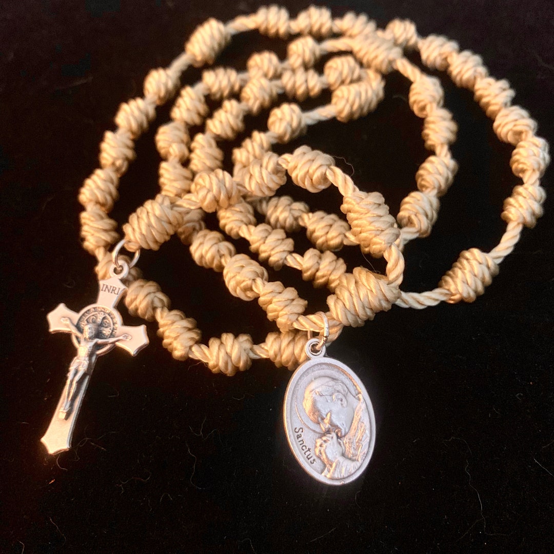 Pope St. John Paul II Rope Rosary - Etsy