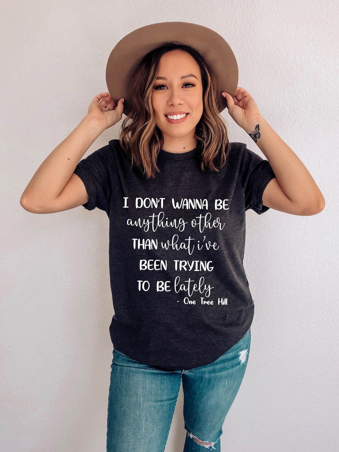 One Tree Hill Theme Song Shirt I Don't Wanna Be One Tree Hill Gift TRIC