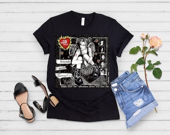 One Tree Hill Friends with Benefit Peyton Sawyer Art Tee OTH Short-Sleeve Unisex T-Shirt | One Tree Hill Tank Top