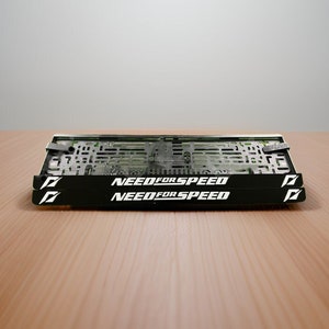 EU License Plate Holder - Plate Frame - Car Plate Holder -Plexiglass Custom Design - Car Accessories -Car Decor -NFS Plate Covers