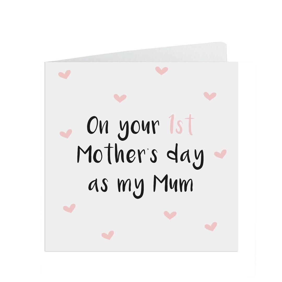 En Tu 1er D a De La Madre Como Mi Madre Tarjeta Para El D a Etsy M xico