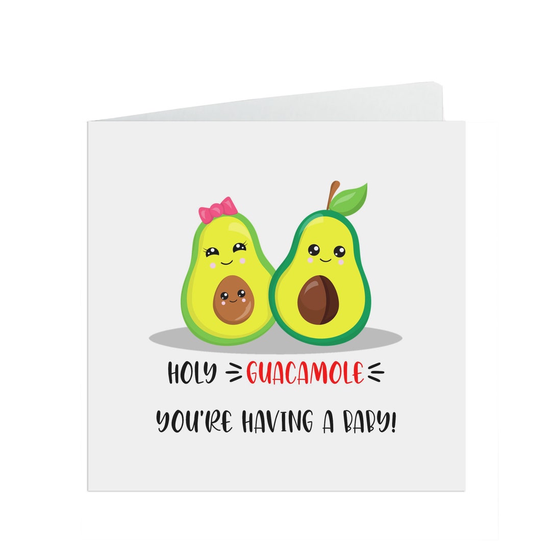 Holy Guacamole You're Having A Baby Funny Pregnancy Etsy