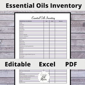 ヤングリビングのエッセンシャルオイル在庫、印刷および編集可能、PDF および Excel、更新された YLEO リスト 2024 年 3 月