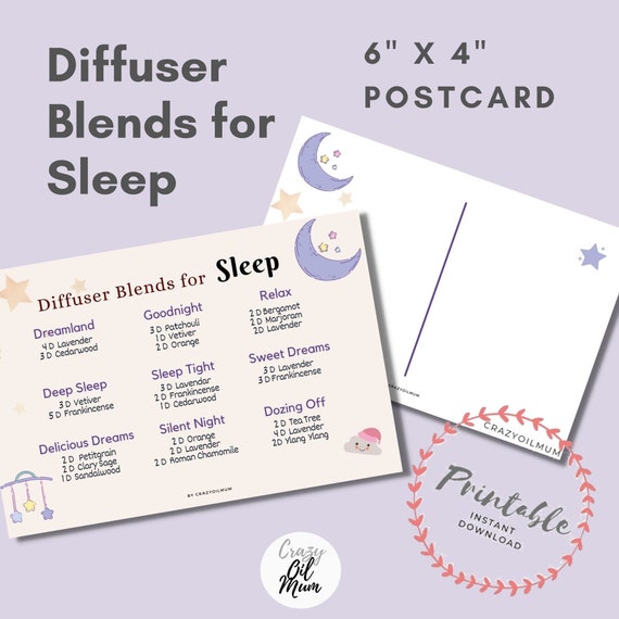 Sleep diffuser blends deals