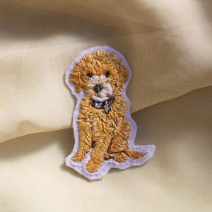 Dog full body patch Custom Embroidery Patch Pet patch Wedding patch gifts, Dog owner gift personalized velcroneedle ironing patch memorial