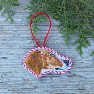 Custom ornament 2021 Personalized 2021 Christmas Ornament, Gift from sister, Modern christmas tree ornament, Dog Breed Decoration,Pine tree