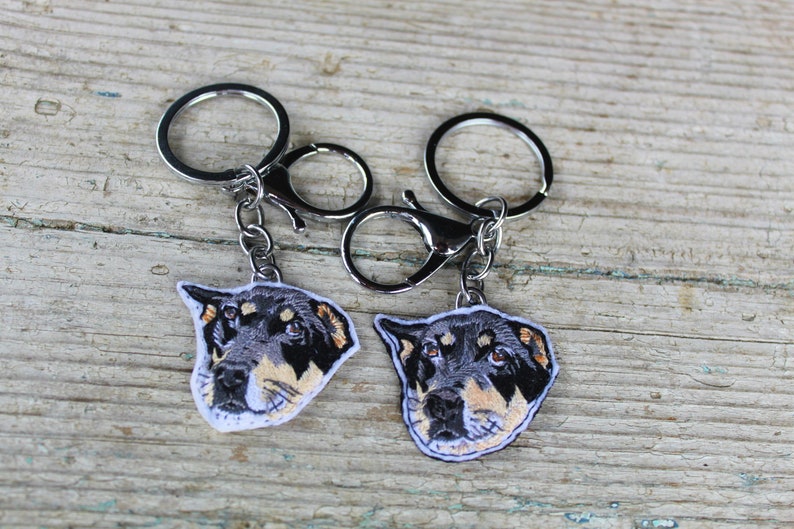 Personalized Handmade cat and dog Keychain Custom Pet memorial Gift Loss of pet Pet keychain memorial Friends keyring Loving Memory image 6