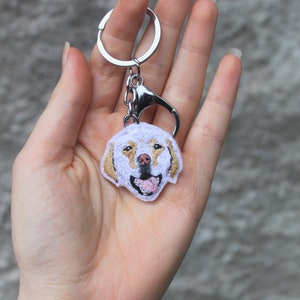 Porte-clés fait main personnalisé pour chat et chien Cadeau commémoratif personnalisé pour animal de compagnie Perte d'un animal de compagnie Mémorial de porte-clés pour animaux de compagnie Porte-clés amis Souvenir d'amour 1