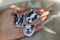 Custom Handmade Pet Patch, Dog Patch, Cat Cute Patch, Pet Embroidery Personalized patch,Pet Memorial patch,jacket patches, Wedding patch product logo