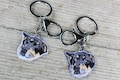 Custom Dog Keychain: Personalized Pet Portrait, Dog Memorial Gift product logo