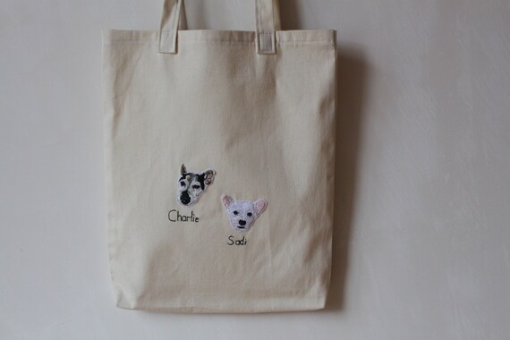 large dog tote bag