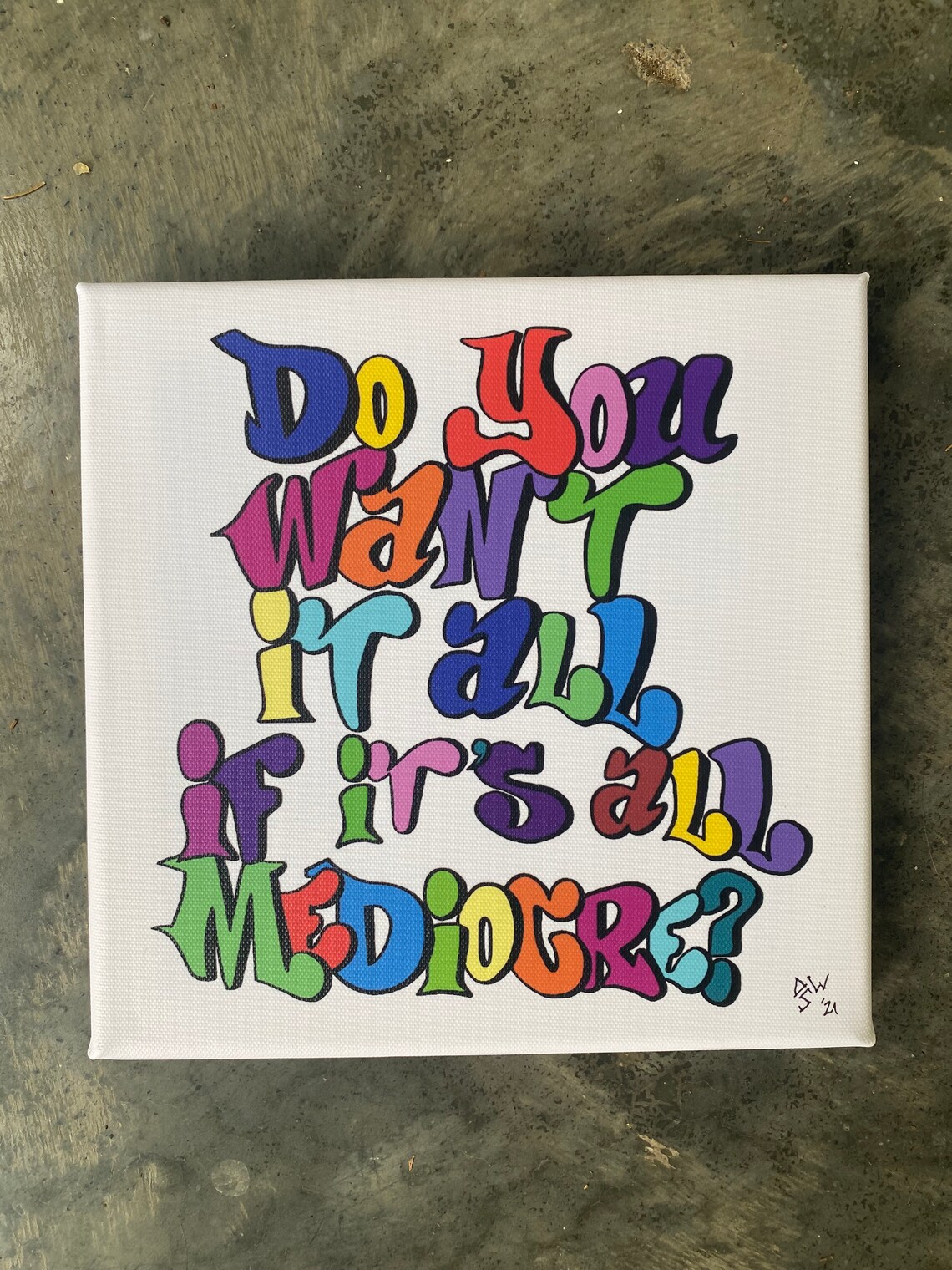 Mac miller do you want it all small worlds lyrics canvas etsy