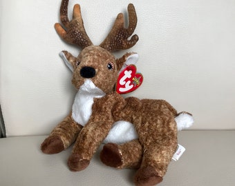 Ty Beanie Baby Roxie The Reindeer With Tag Retired DOB December 1st 2000 for sale online 