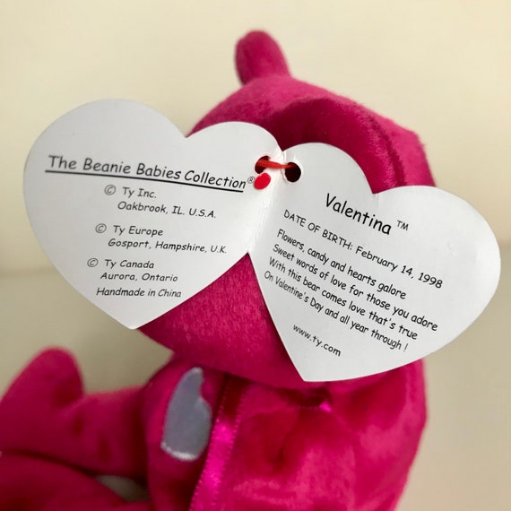 valentina beanie baby errors