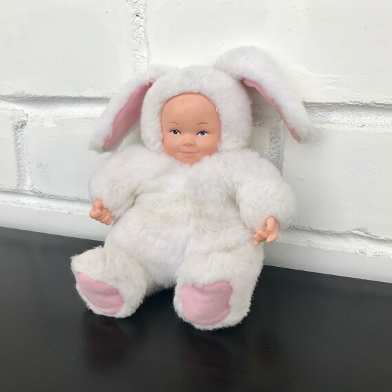 baby in bunny outfit