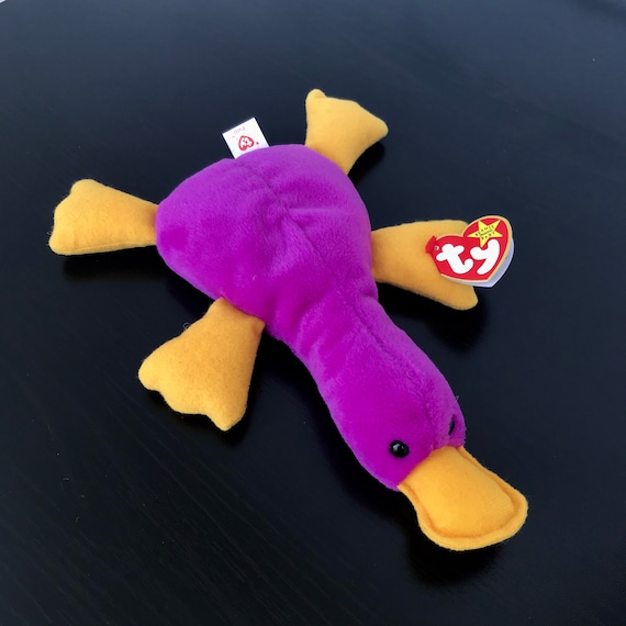 beanie baby purple platypus