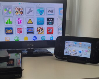 Nintendo Wii U 32GB Black Console Deluxe Set Bundle - BEST