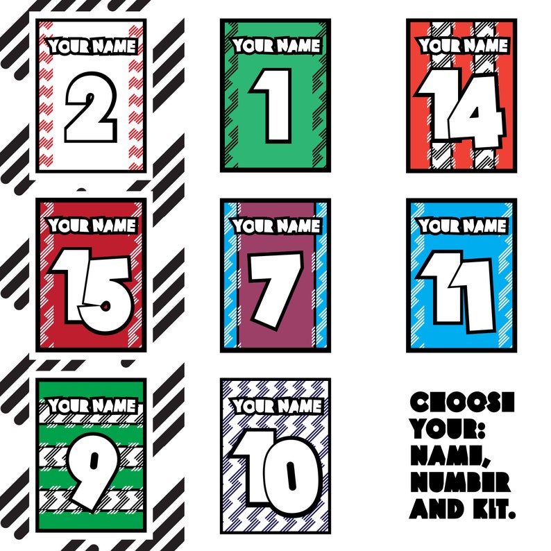 Personalised Football Shirt Wall Art Print Etsy