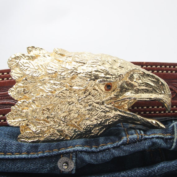 Eagle Belt Buckle - Western Belt Buckle - Vintage 