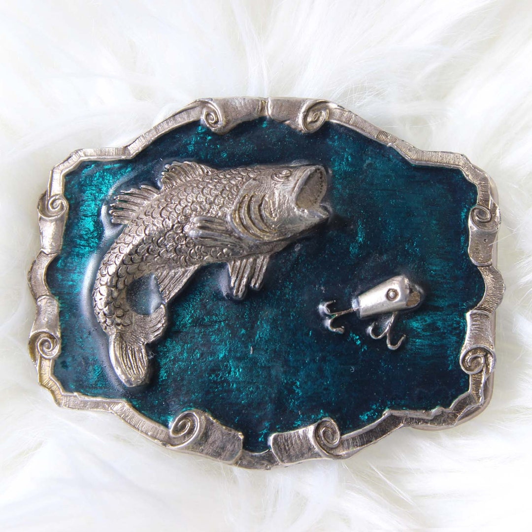 Bass Fishing Belt Buckle Fisherman Belt Buckle Gift Etsy