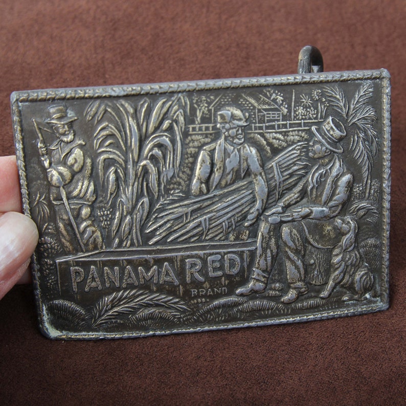 Men/'s Belt Buckle *Read Listing* Panama Red Belt Buckle Western Belt Buckle