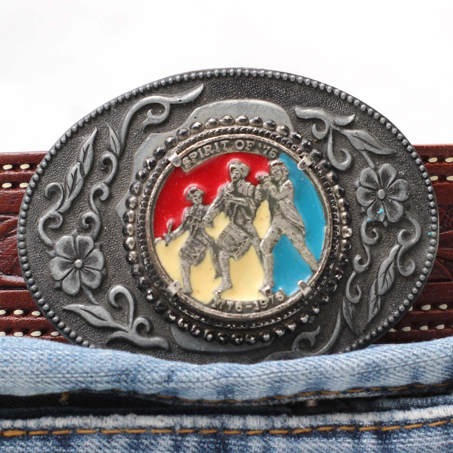 bicentennial belt buckle