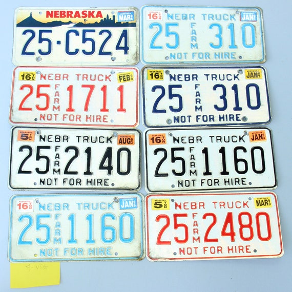 License Plates Vintage License Plates License Plates Decor Etsy