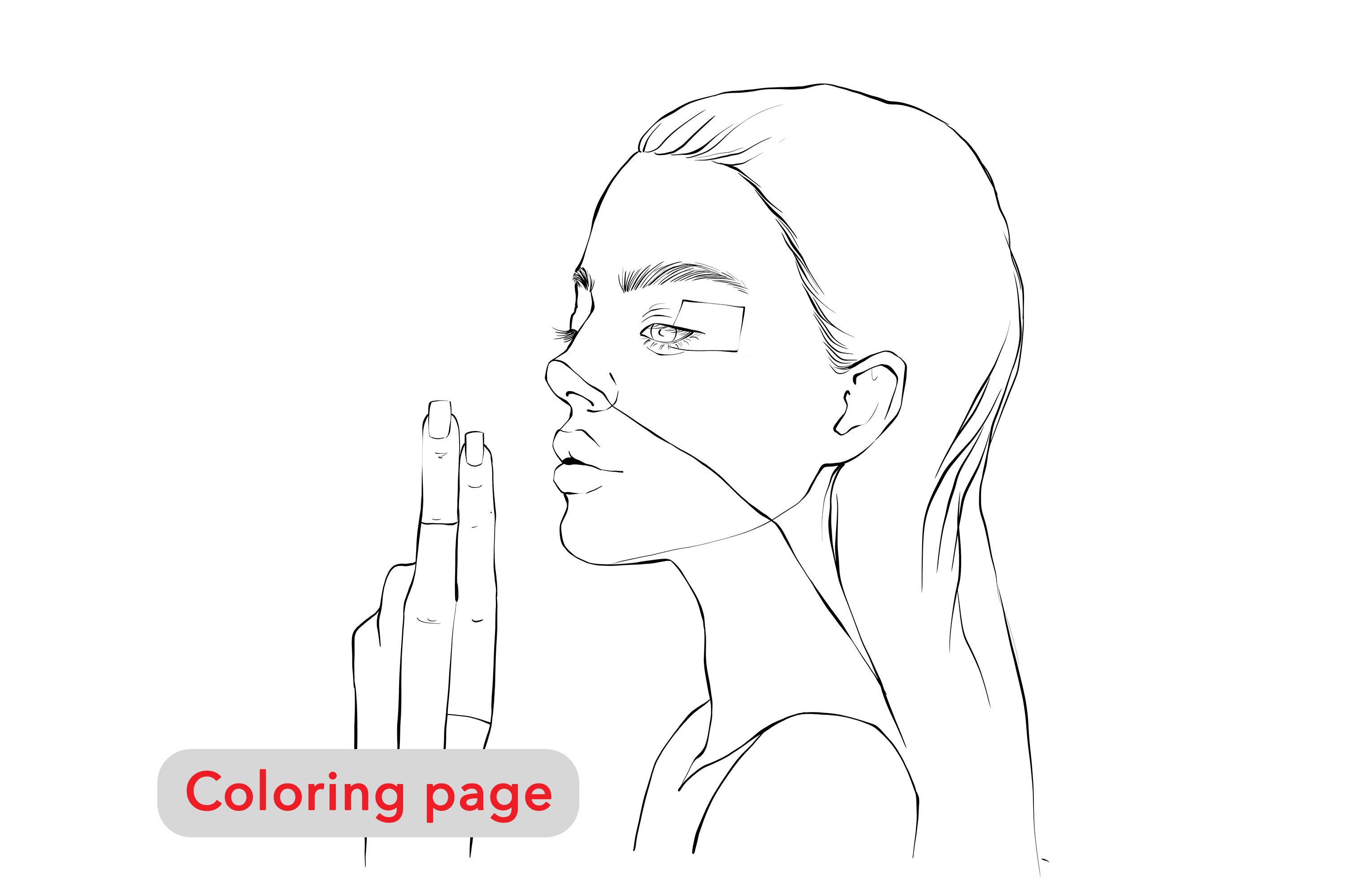 Contour portrait - Etsy België, image size:3000x2000