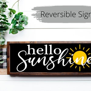 Reversible Seasonable Sign Summer Reversible Sign Spring Reversible ...