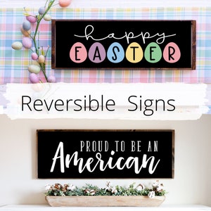 Reversible Seasonable Sign Summer Reversible Sign Spring Reversible ...