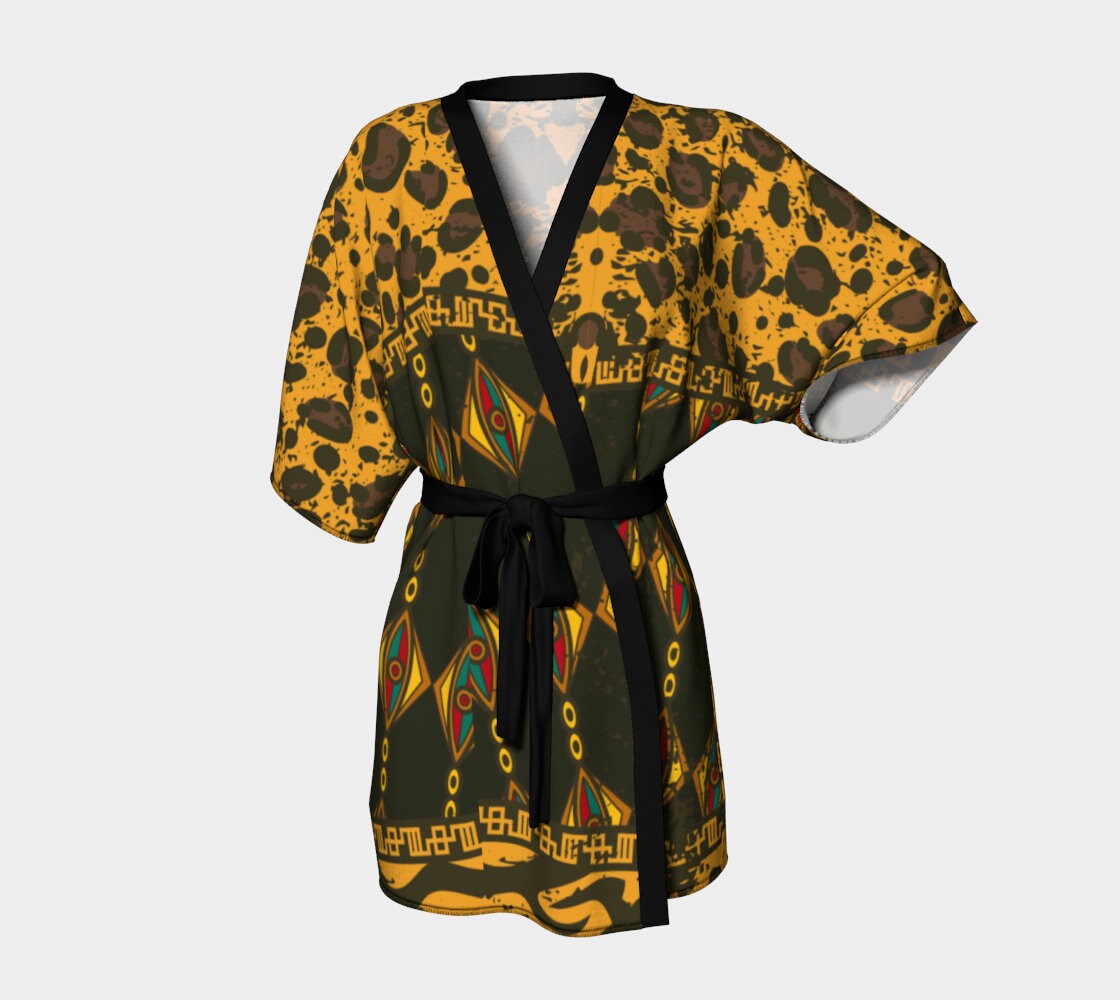 Kumani Robe Africa Kimono Robe - Etsy
