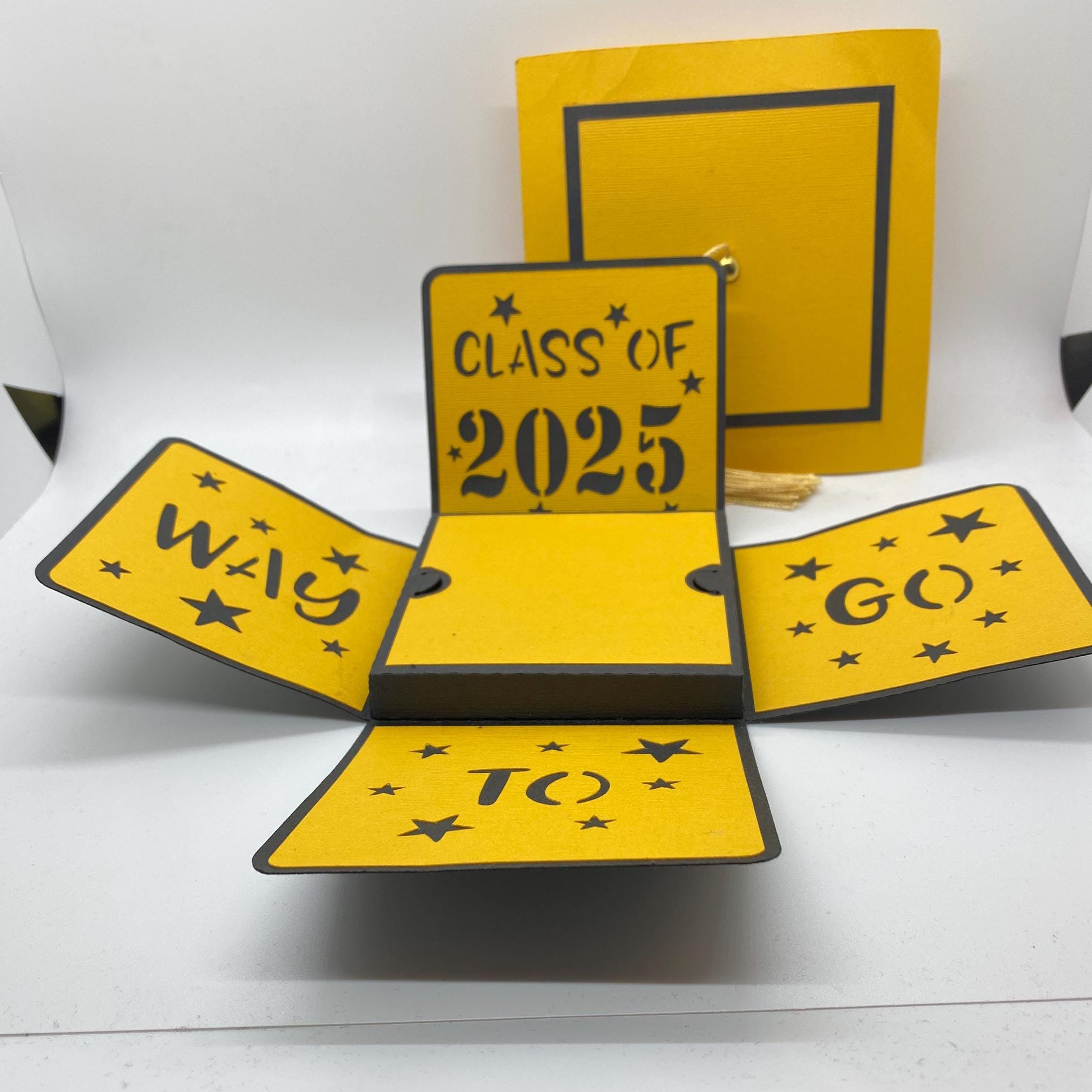 Graduation Hat-exploding Box-gift Card Holder-handmade-3d-celebration ...