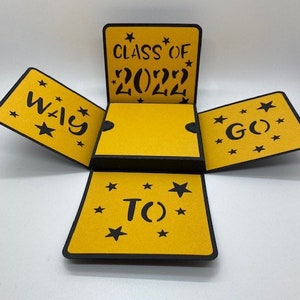 Graduation Hat-exploding Box-gift Card | Etsy